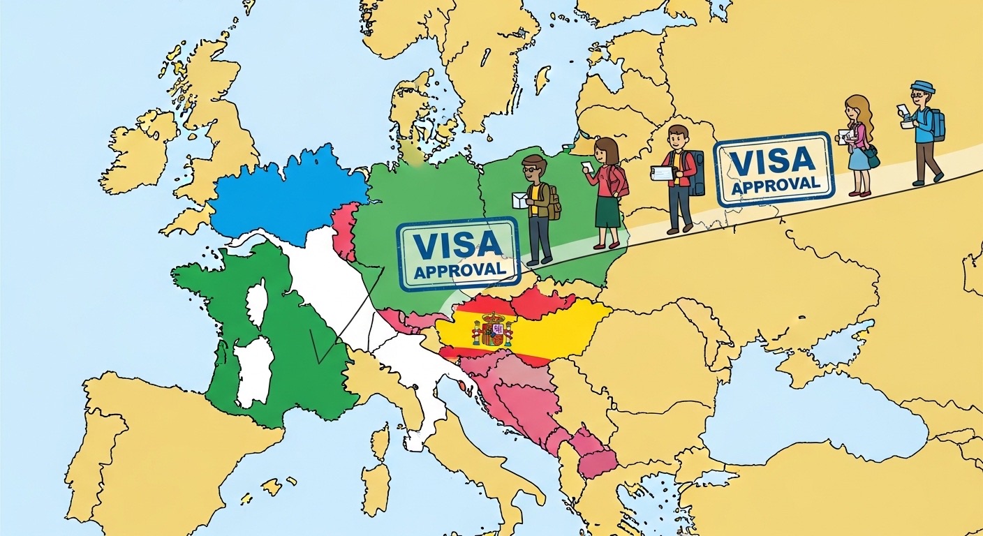 Какие страны ЕС сейчас чаще дают визы россиянам: фокус на Италию, Францию, Испанию и Венгрию
