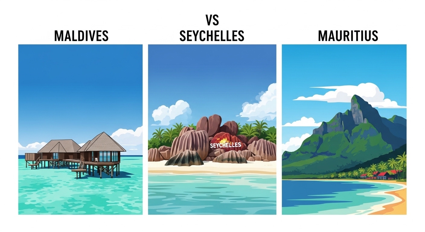 Элитный отдых 2026: Мальдивы, Сейшелы, Маврикий — честное сравнение для россиян